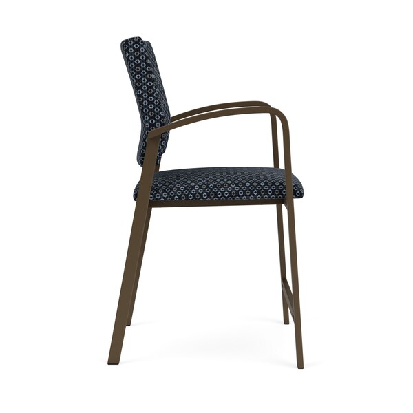 Newport Hip Chair Metal Frame, Bronze, RS Night Sky Upholstery